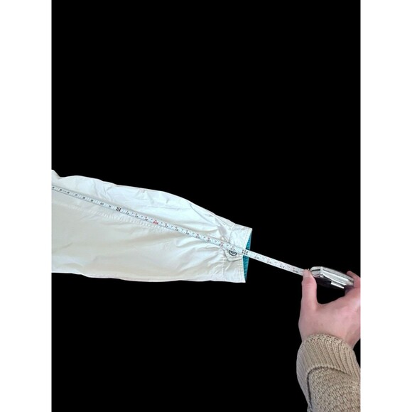 Vtg Members Only Mariner Jacket Full Zip Up Mens XL Teal & White 90s - Picture 14 of 14